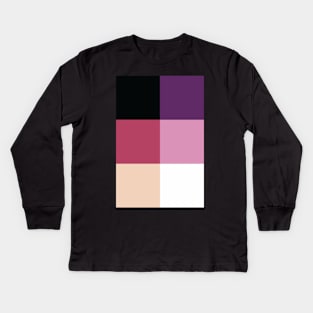 Speak Now Album Color Palette Kids Long Sleeve T-Shirt